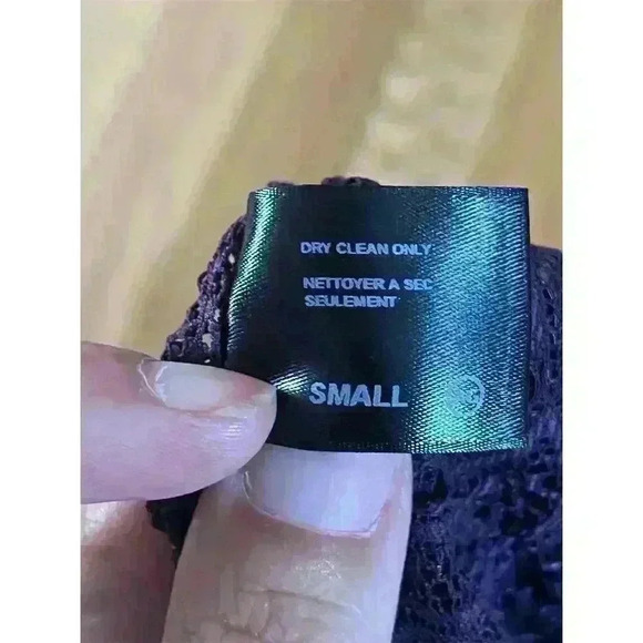 AG Women's Sleeveless Lace Camisole Blouse Purple Size S Casual Top - Picture 8 of 8